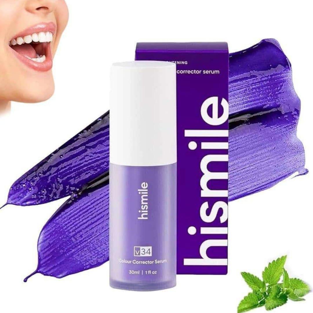 Teeth Brightening Hismiles V34 Colour Corrector Serum - 30ml | Hismile For Teeth Brightening